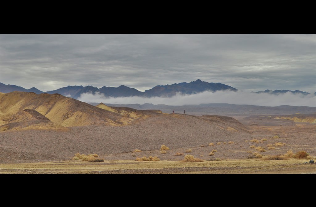 Bajada (the alluvial fans coalesced into one bajada), Death Valley