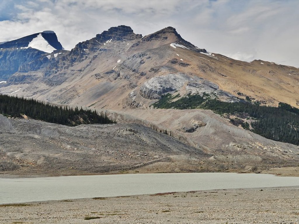 Athabasca River, Columbia Icefield, Icefield Parkway, Jasper National Park, AB