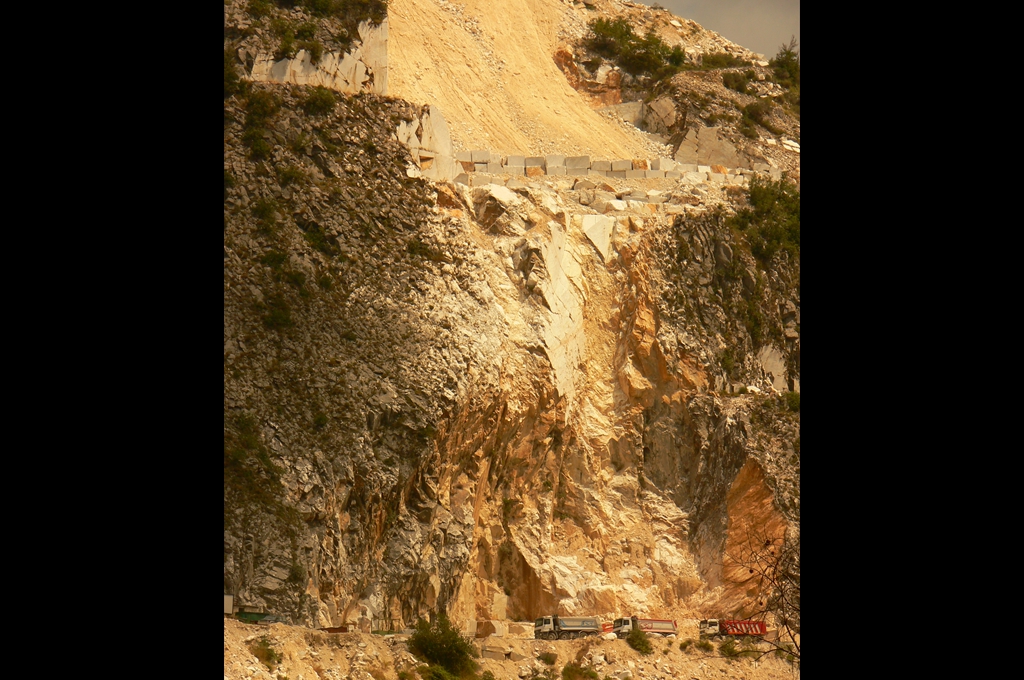 Exploatări de marmură, Carrara, Italia